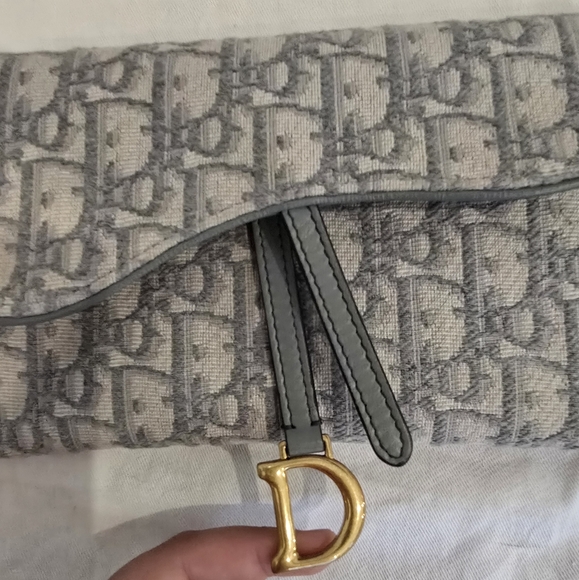 Dior Gray Saddle Crossbody Bag - Picture 13 of 13